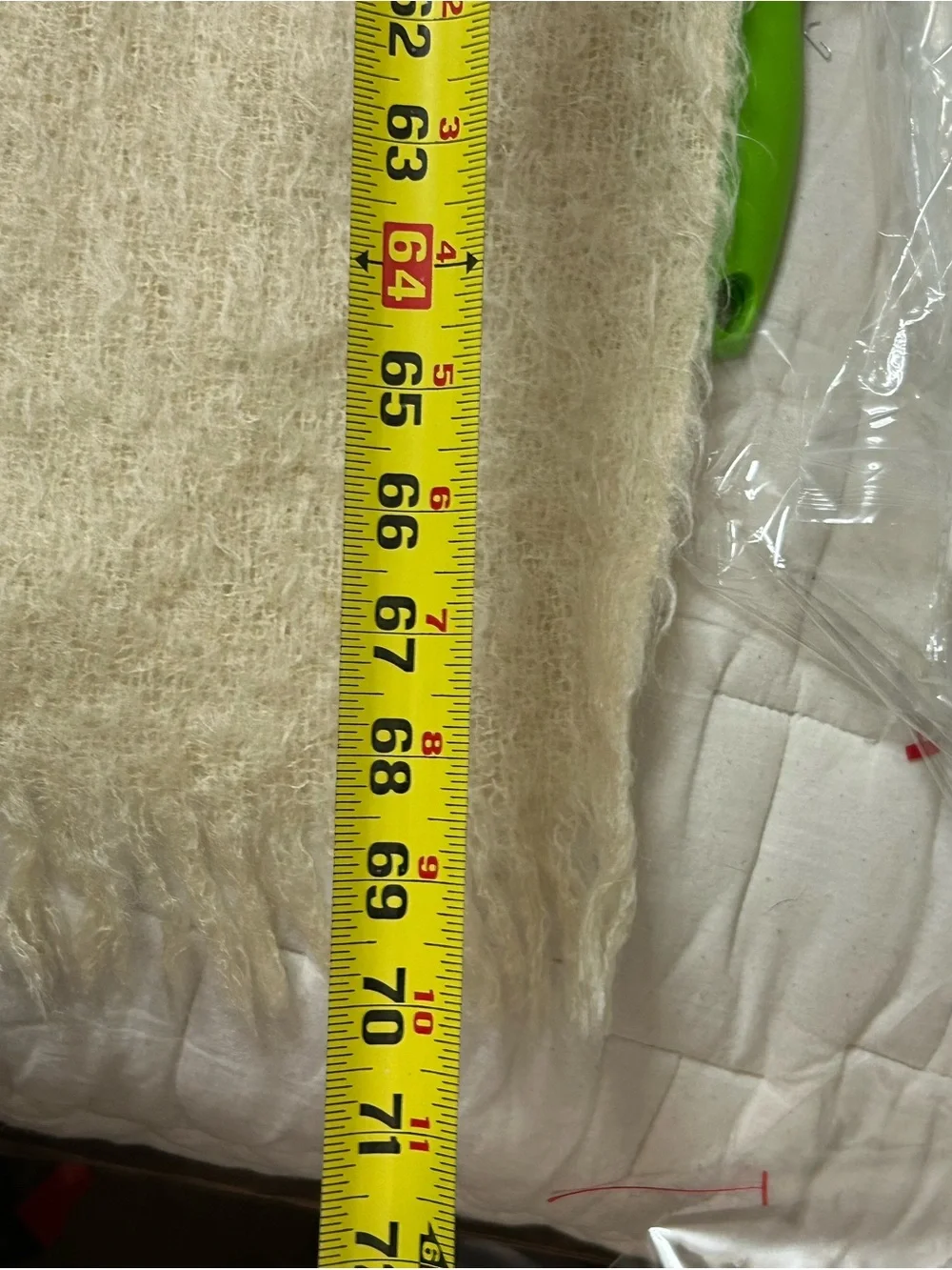 All Mohair made in Scotland Bedding - Cream